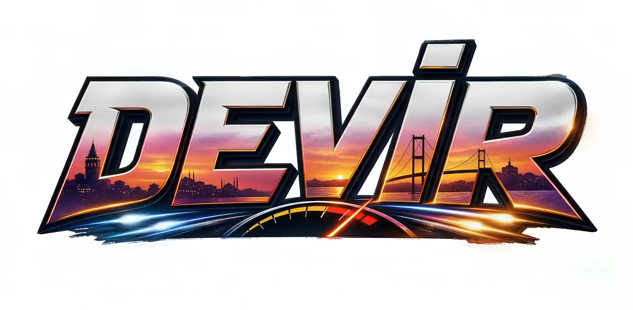 Hız göstergeli Devir logosu